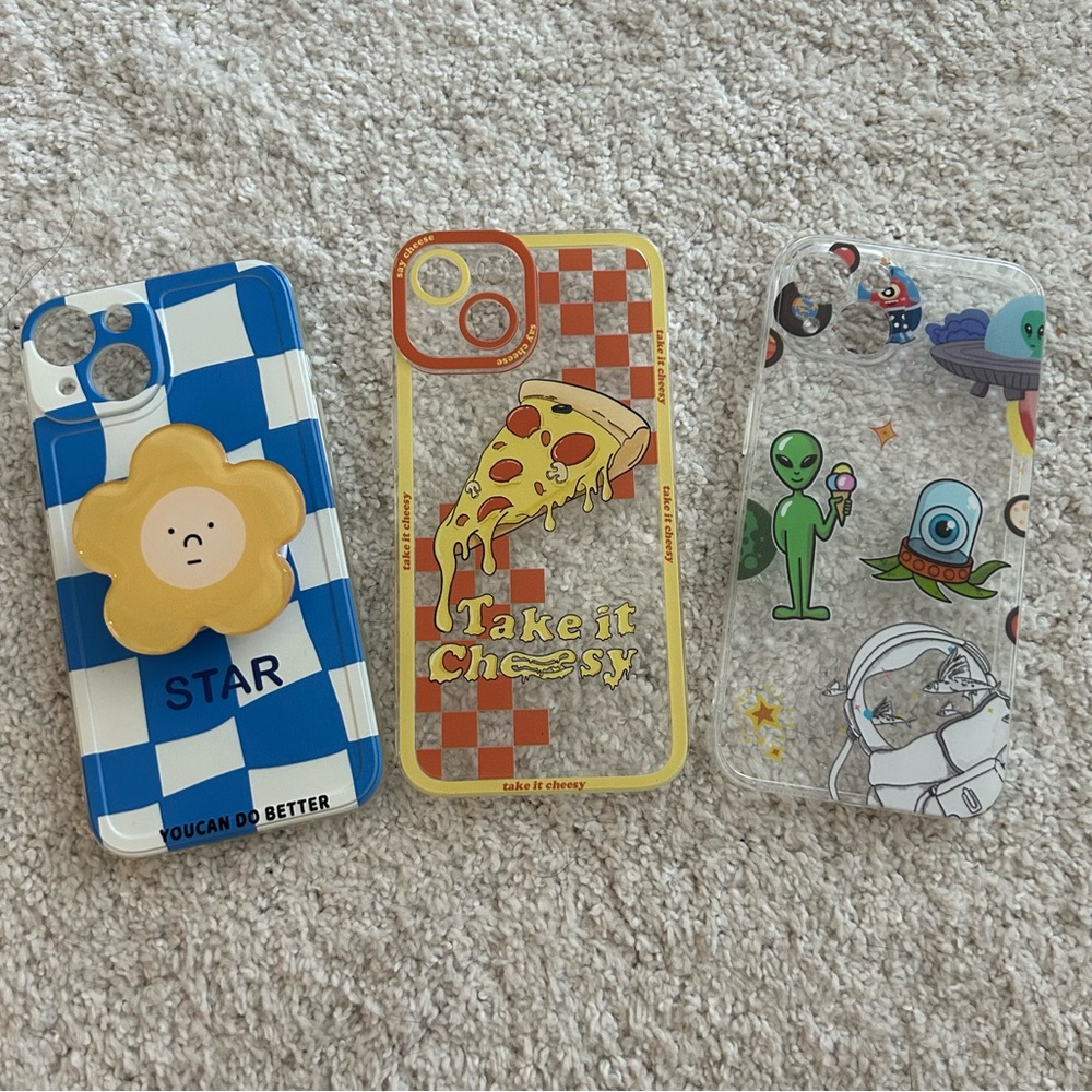 Set of 3 - iPhone 14 Phone Cases
